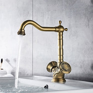 Смеситель для кухни Gerhans K14118, бронза фото 3