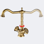 Смеситель для кухни Gerhans K14118, бронза фото 5