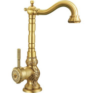 Смеситель для кухни Gerhans K14218, бронза фото 