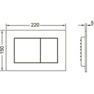 Инсталляция для подвесного унитаза TECEbase 2.0 9400412 (кнопка хром глянцевый) фото 5