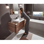 Смеситель для ванны Hansgrohe Vivenis 75444670, черный матовый фото 2