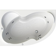 Ванна гидромассажная Радомир Ирма 160x105 см L (Гидромассаж "Релакс" Chrome) фото 