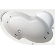 Ванна гидромассажная Радомир Ирма 169x110 см R (Гидромассаж "Стандарт" Chrome) фото 