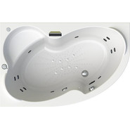 Ванна гидромассажная Радомир Ирма 149x96 см L (Гидромассаж "Фитнес" Chrome) фото 