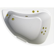 Ванна гидромассажная Радомир Альбена 168x120 см R (Гидромассаж "Релакс" Bronze) фото 