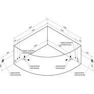 Ванна гидромассажная Радомир Филадельфия 168x168 см (Гидромассаж "Фитнес" Gold) фото 3