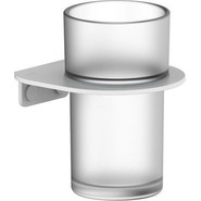 Стакан для зубных щеток Iddis Noa NOAWTG0i45, цвет белый матовый фото 