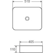 Раковина-чаша Azario 51 см AZ-2178 фото 3