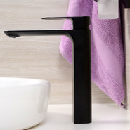 Смеситель для раковины высокий WasserKraft Elbe 7403H, чёрный фото 3