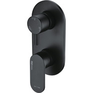 Смеситель для ванны WasserKraft Elbe 7471, чёрный фото 