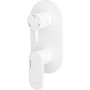 Смеситель для ванны WasserKraft Mindel 8571, белый фото 