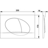 Кнопка смыва Roca Active 42B 8901140B0, белый фото 2
