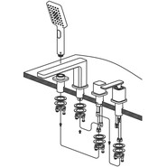 Смеситель для ванны Timo Torne 4330/03Y, черный матовый фото 6