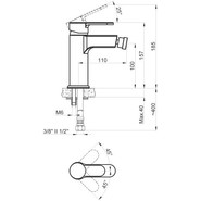 Смеситель для биде Azario Tevis AZ-15496601 фото 2