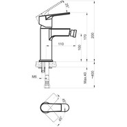 Смеситель для биде Azario Treya AZ-15686601 фото 2