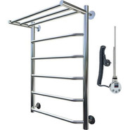 Полотенцесушитель электрический Тругор Браво ТЭН1 с полкой П6 600х800 мм (возможность скрытого подключения) 00-00018678 фото 
