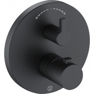 Смеситель для ванны с термостатом Kludi Nova Fonte 208303915, черный матовый фото 