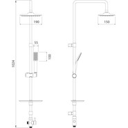 Душевая стойка Lemark LM8804C фото 2
