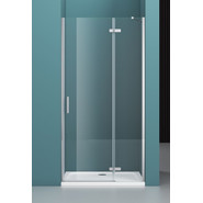 Душевая дверь BelBagno 120 см KRAFT-B-12-60/60-C-Cr-R, хром/прозрачное фото 