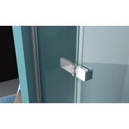 Душевая дверь BelBagno 120 см KRAFT-B-12-60/60-C-Cr-R, хром/прозрачное фото 5