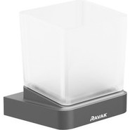 Стакан для зубных щеток Ravak 10&deg; X07P557, цвет чёрный фото 