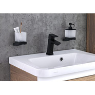 Стакан для зубных щеток Ravak 10&deg; X07P557, цвет чёрный фото 3