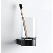 Стакан для зубных щеток Keuco Plan 14950379000, цвет чёрный матовый фото 2