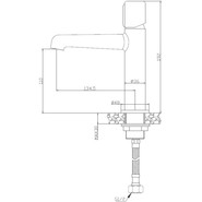 Смеситель для раковины BelBagno UNO-LVM-ORO, золото, Цвет производителя: золото фото 2