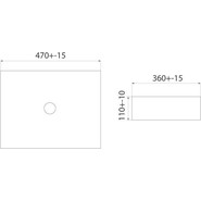 Раковина-чаша Iddis Slide 47 см SLIWS02i27 фото 6