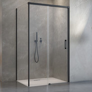 Душевое ограждение Radaway Idea Black KDS 100x90 см R, черный/прозрачное фото 