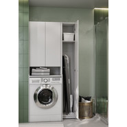 Пенал напольный Акватон Лондри 31 см 1A260603LH010, белый глянец фото 4