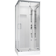 Душевое кабина Aquanet Passion S 2.0 90x90 см 263869, хром/прозрачное (безсиликоновая сборка) фото 3