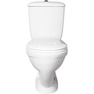 Унитаз-компакт Оскольская керамика Радуга тарельчатый Стандарт с полипропиленовой крышкой 41901130032 фото 2