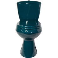 Унитаз-компакт Оскольская керамика Элисса Стандарт зеленый с полипропиленовой крышкой 43325130202 фото 3