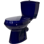 Унитаз-компакт Оскольская керамика Элисса Стандарт синий с полипропиленовой крышкой 43355130202, Цвет производителя: синий фото 2
