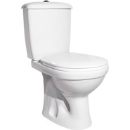 Унитаз-компакт Оскольская керамика Суперкомпакт Стандарт (вертикальный выпуск) с полипропиленовой крышкой 47301110322 фото 2