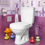 Унитаз-компакт Оскольская керамика Суперкомпакт Стандарт (вертикальный выпуск) с полипропиленовой крышкой 47301110322 фото 4