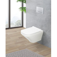 Унитаз подвесной безободковый BelBagno Sela BB3201CHR, Цвет производителя: белый фото 2
