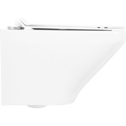 Унитаз подвесной безободковый BelBagno Sela BB3201CHR, Цвет производителя: белый фото 4