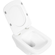 Унитаз подвесной безободковый BelBagno Sela BB3201CHR, Цвет производителя: белый фото 5