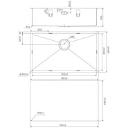 Кухонная мойка Iddis Edifice EDI74S0i77 1,2 мм, сатин фото 4