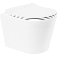 Унитаз подвесной безободковый BelBagno Flay-R BB053CHR фото 2