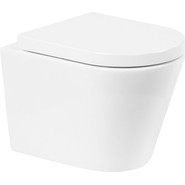 Унитаз подвесной безободковый BelBagno Flay-R BB053CHR фото 3