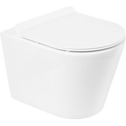 Унитаз подвесной безободковый BelBagno Flay-R BB053CHR фото 4