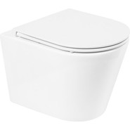 Унитаз подвесной безободковый BelBagno Flay-R BB053CHR фото 5