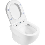 Унитаз подвесной безободковый BelBagno Onda BB066CHR фото 4