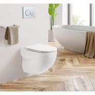 Унитаз подвесной безободковый BelBagno Onda BB066CHR фото 6