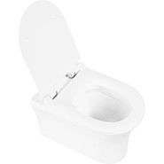 Унитаз подвесной безободковый BelBagno Ancona BB1224CHR-SM	 фото 2