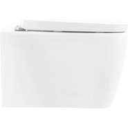 Унитаз подвесной безободковый BelBagno Veneto BB132CHR фото 5