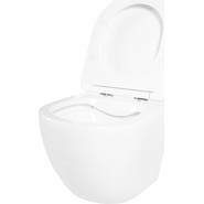 Унитаз подвесной безободковый BelBagno Uno BB3105CHR/SC с тонкой крышкой микролифт фото 6